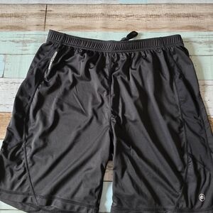 Stormtech Men's Black Athletic Performance Shorts with Drawcord
